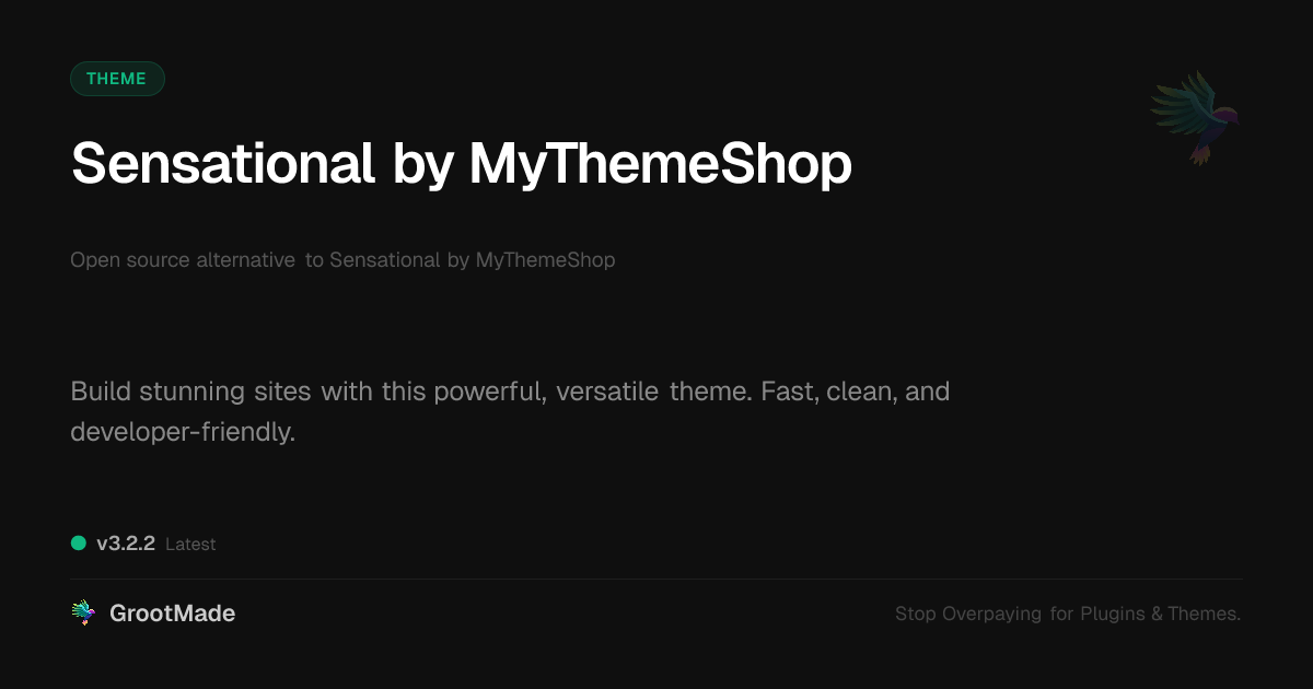 Preview of Sensational by MyThemeShop