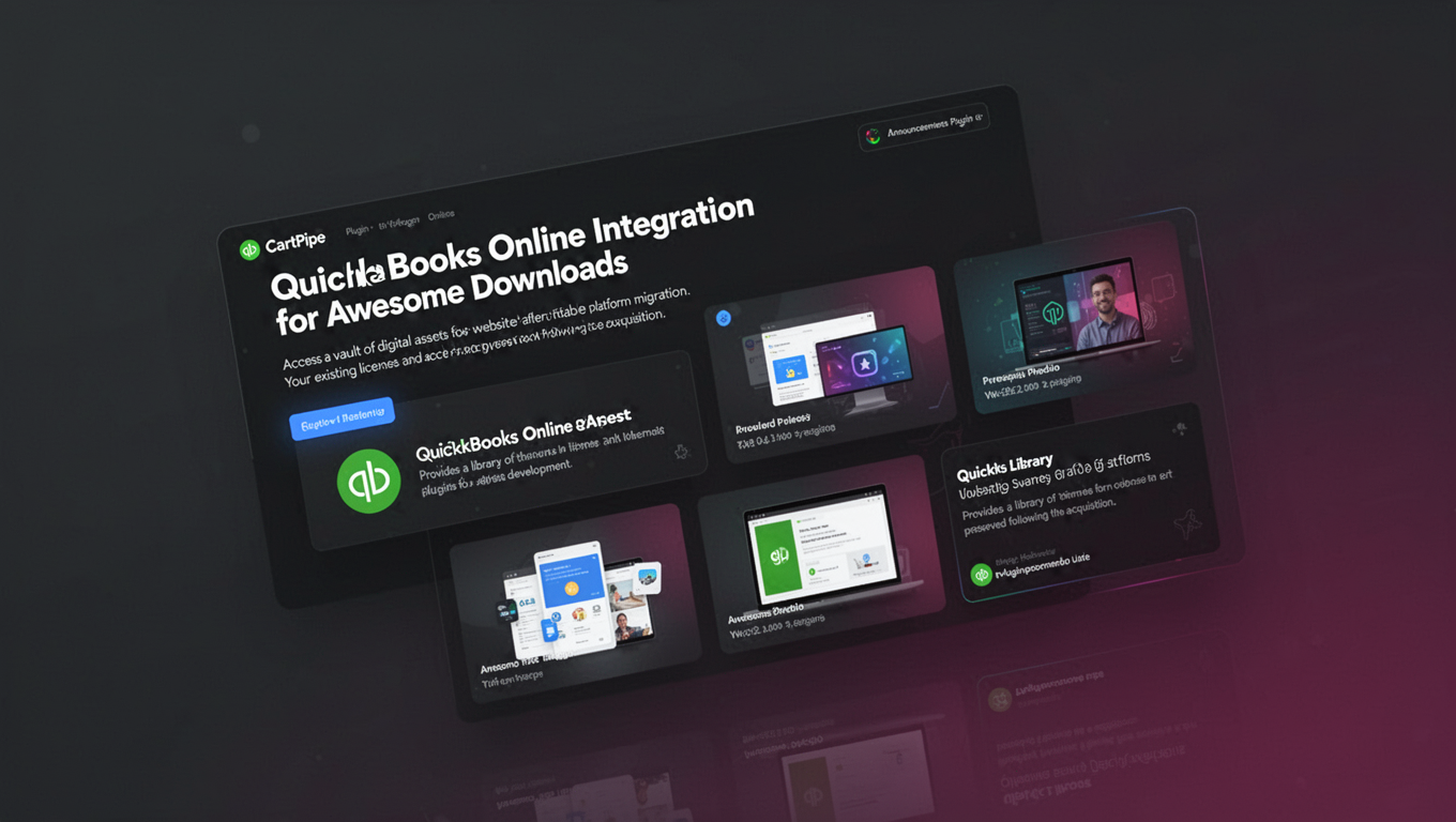 Preview of CartPipe QuickBooks Online Integration for Awesome Downloads