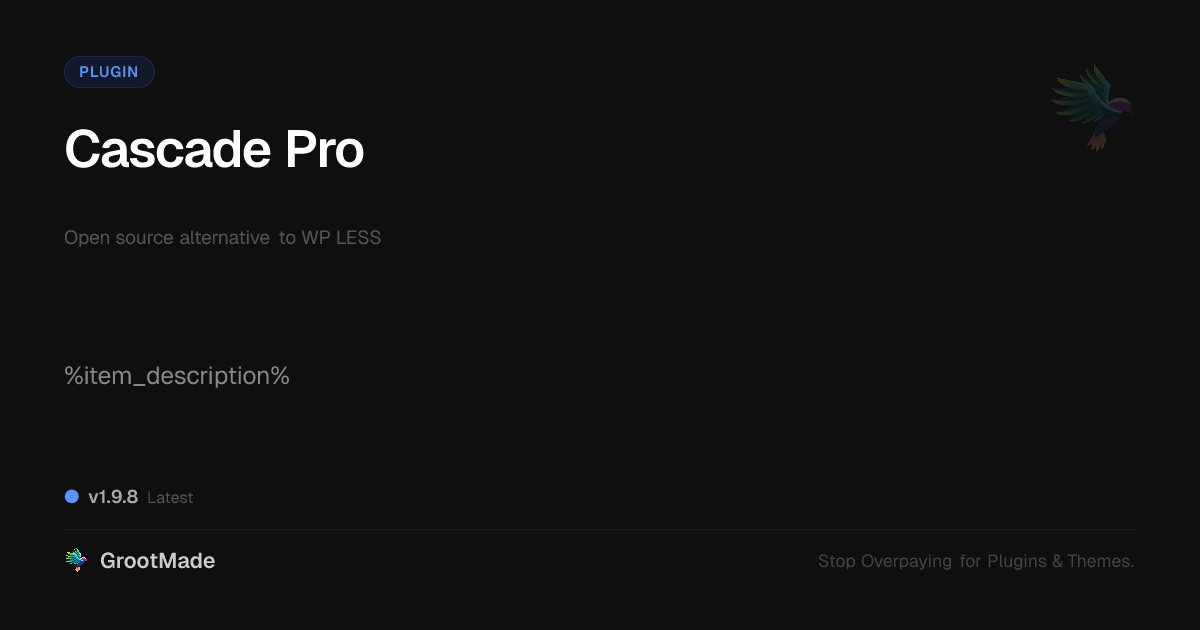 Preview of Cascade Pro