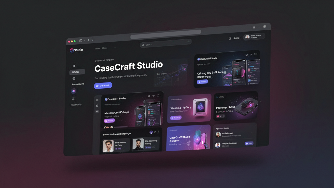 Preview of CaseCraft Studio