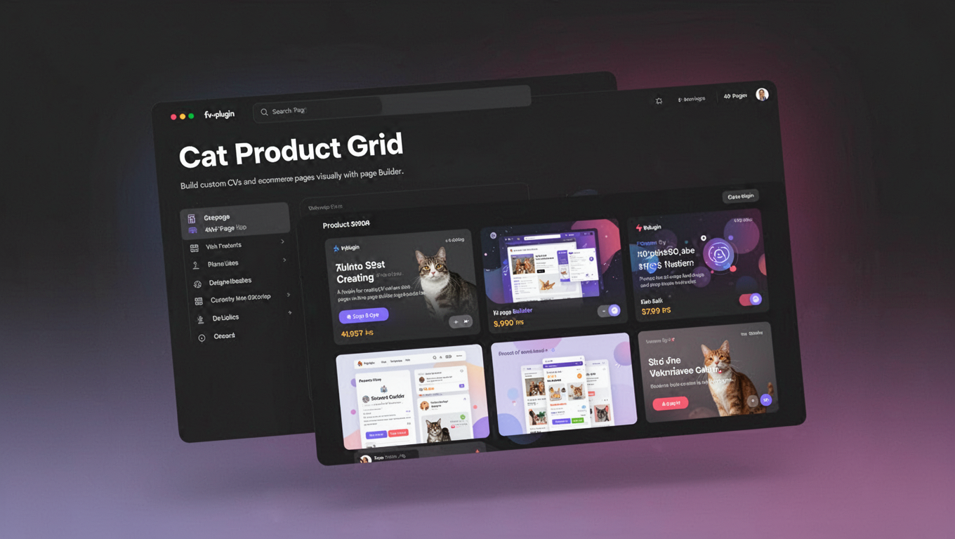 Preview of Cat Product Grid