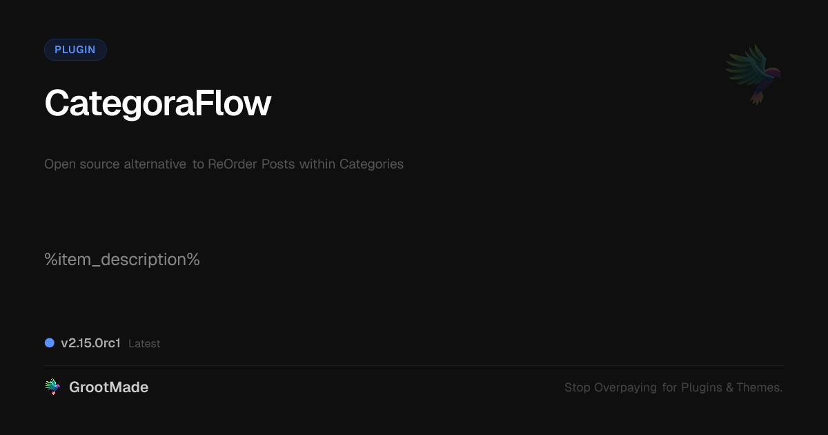 Preview of CategoraFlow