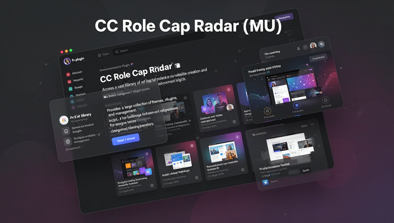 Preview of CC Role Cap Radar ( MU )