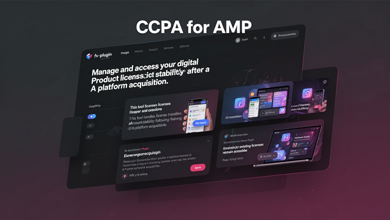 Preview of CCPA for AMP