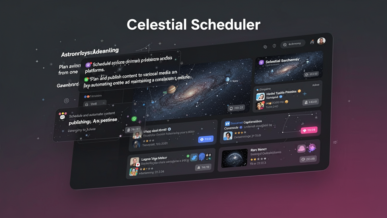Preview of Celestial Scheduler
