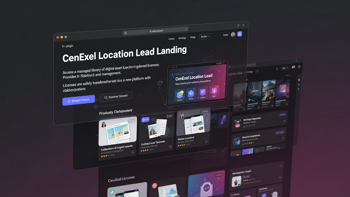 Preview of CenExel Location Lead Landing