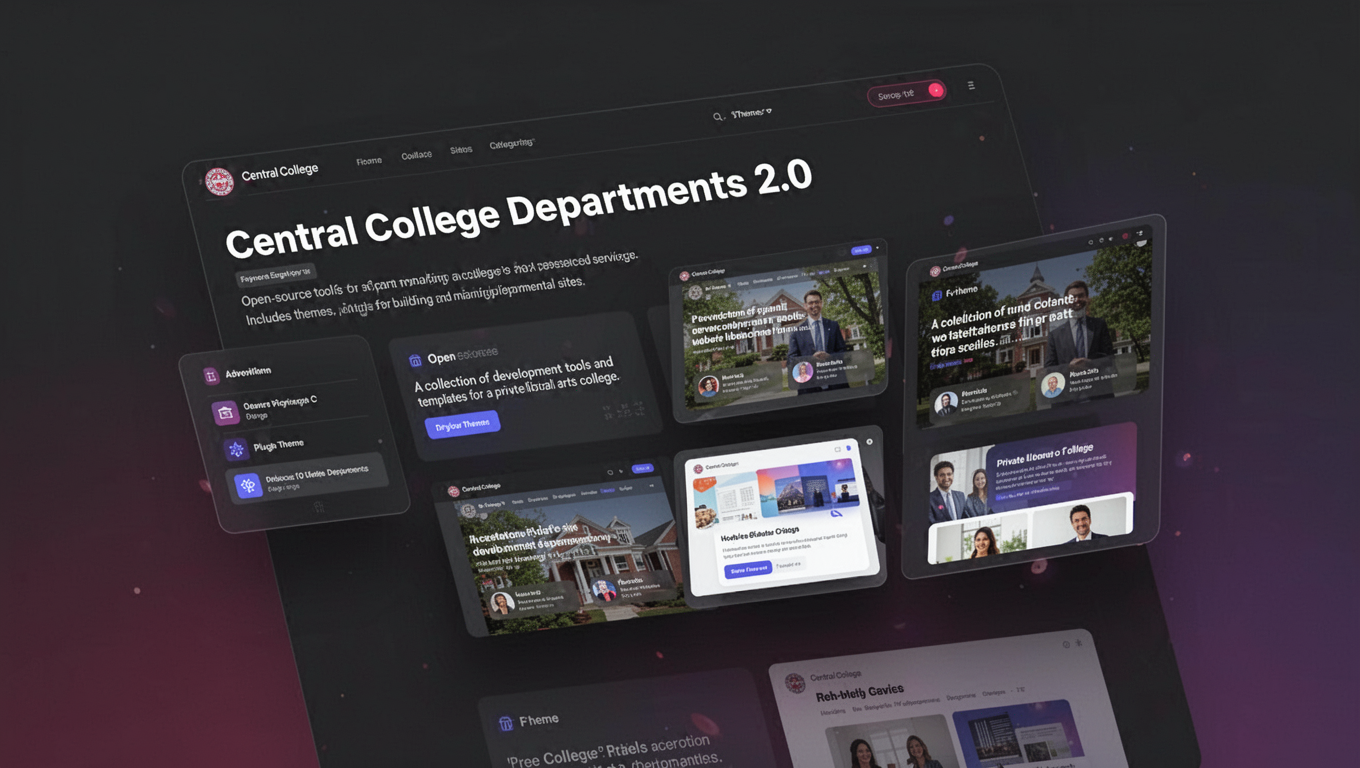 Preview of Central College Departments 2.0