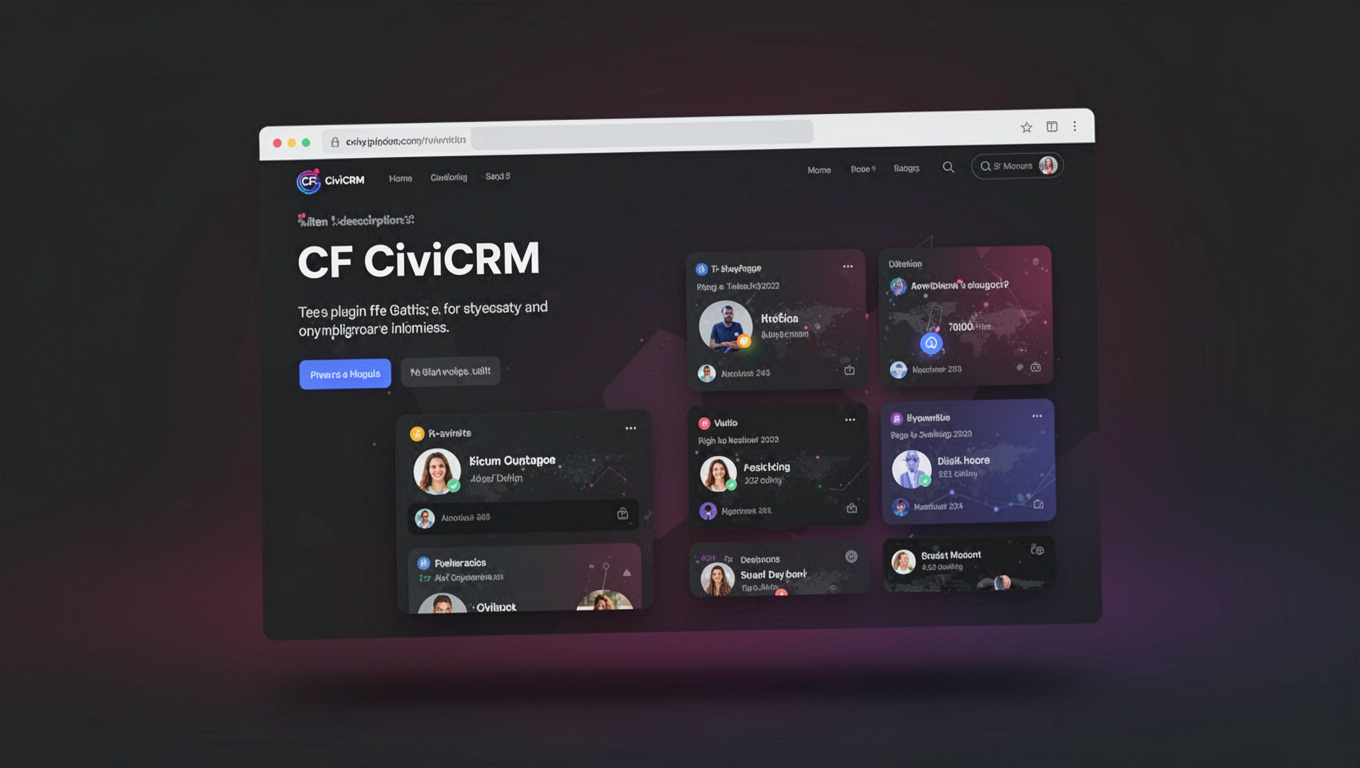 Preview of CF CiviCRM