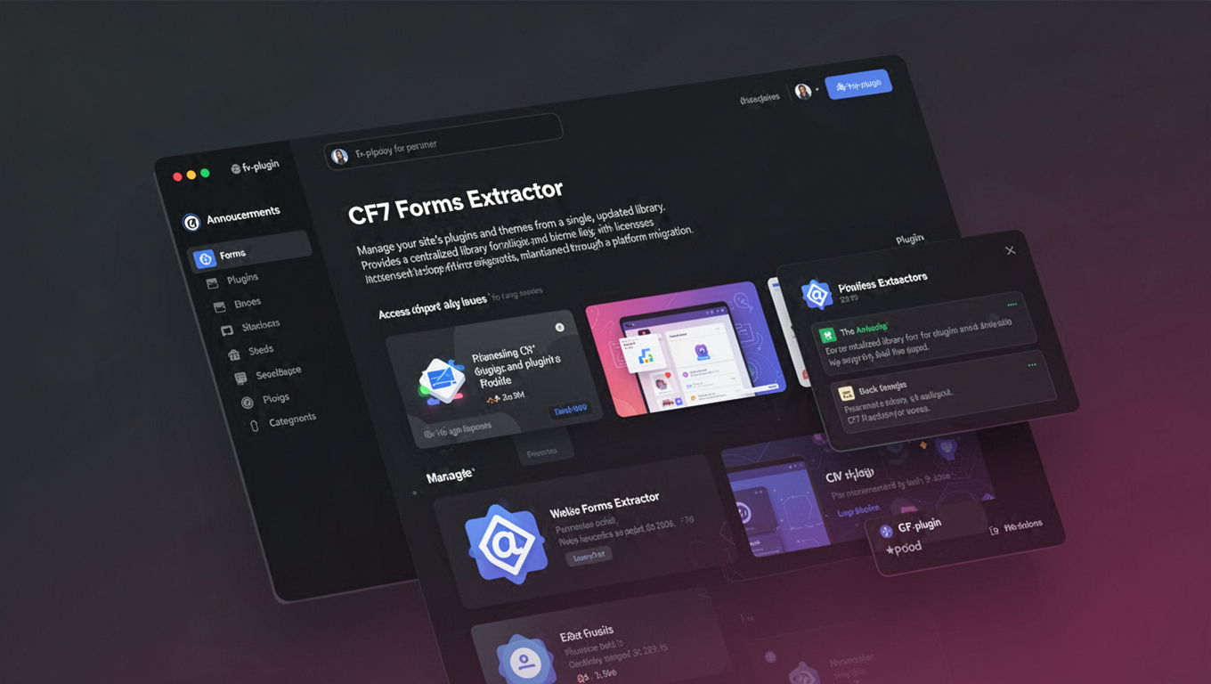 Preview of CF7 Forms Extractor