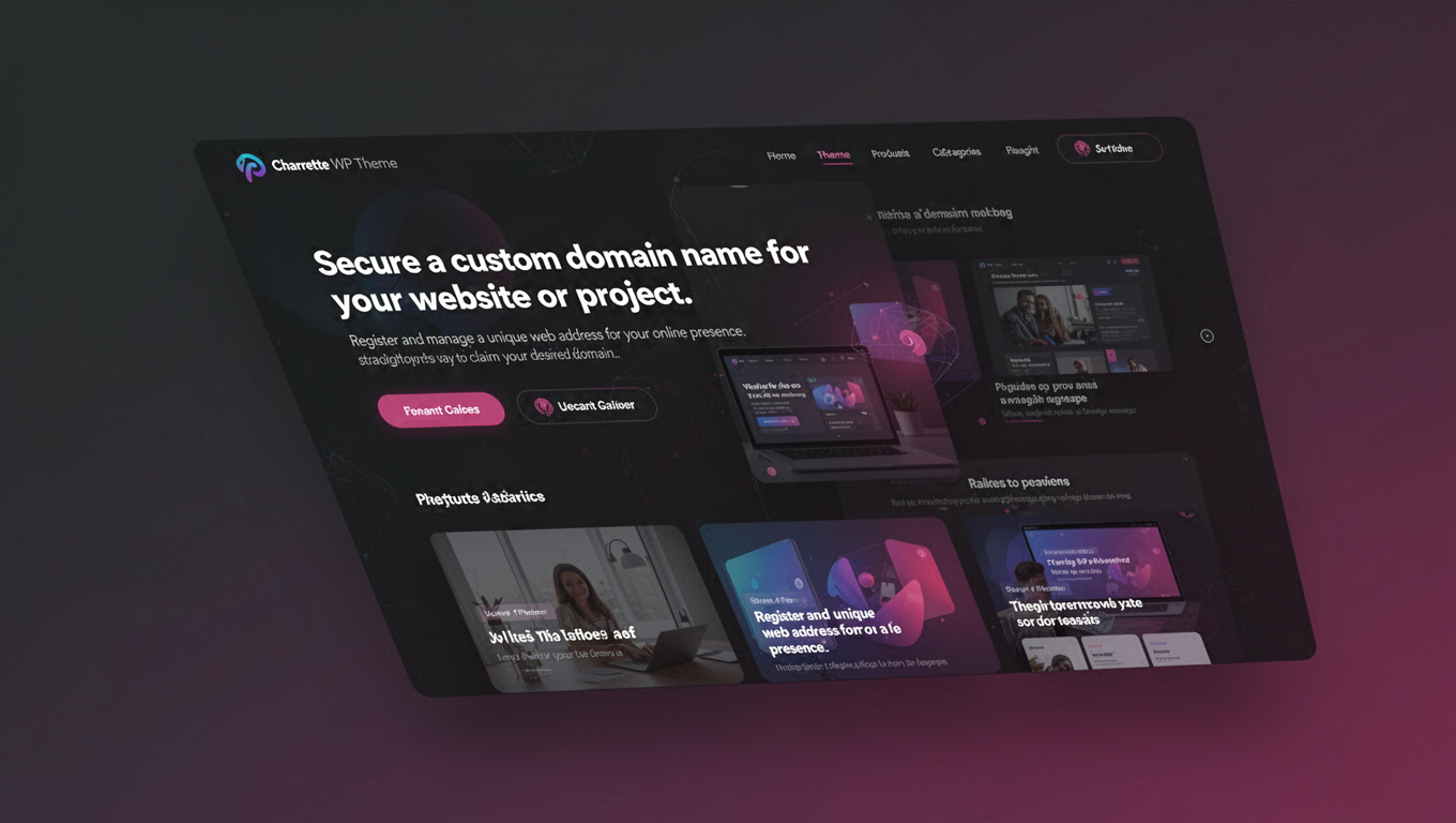 Preview of Charrette WP Theme