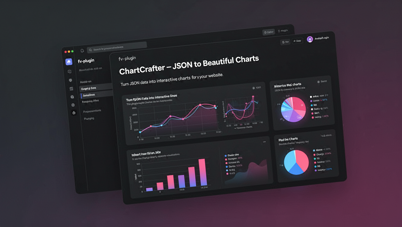 Preview of ChartCrafter – JSON to Beautiful Charts