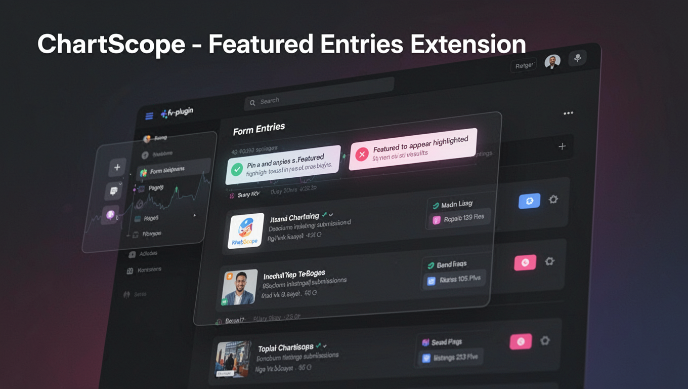 Preview of ChartScope - Featured Entries Extension