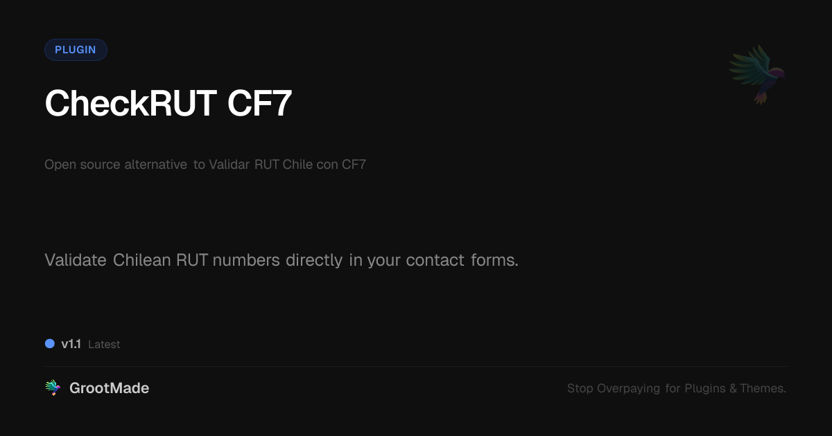 Preview of CheckRUT CF7