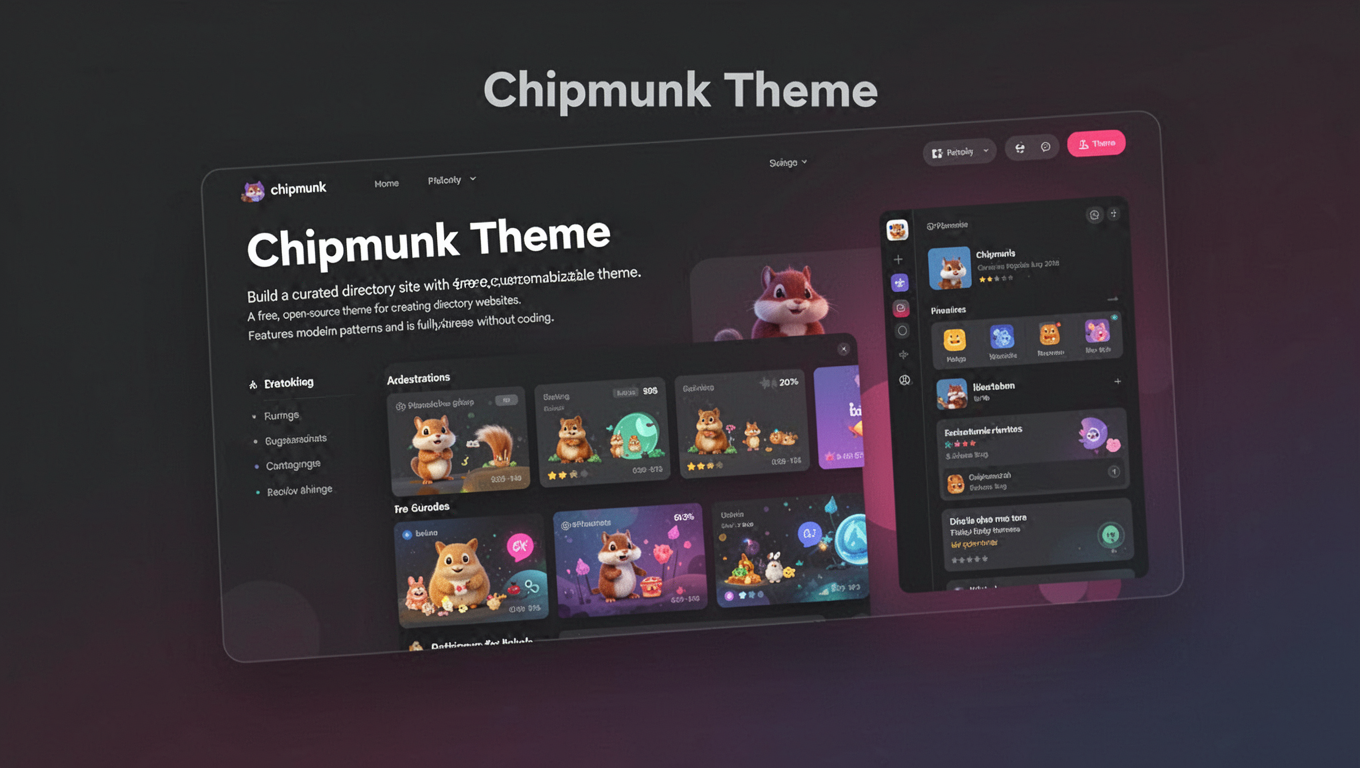 Preview of Chipmunk Theme
