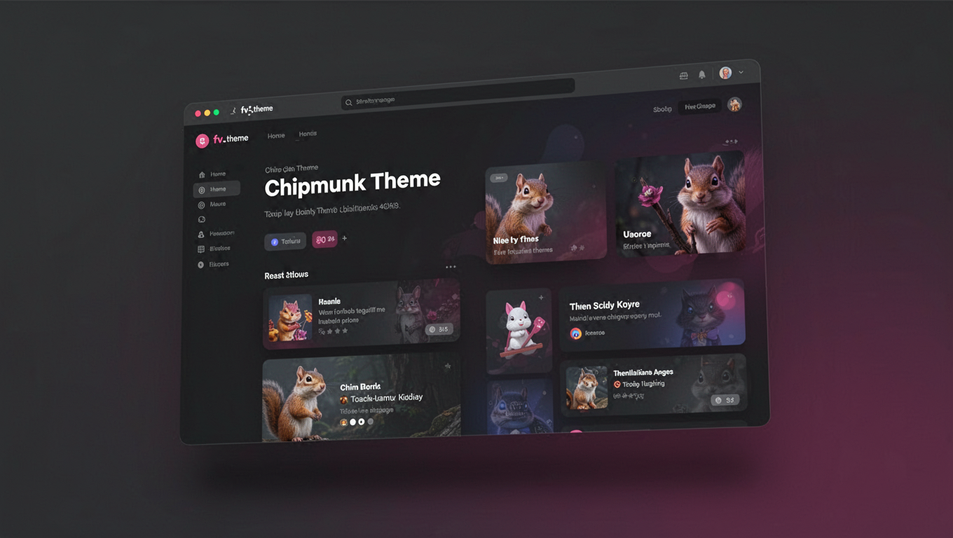 Preview of Chipmunk Theme