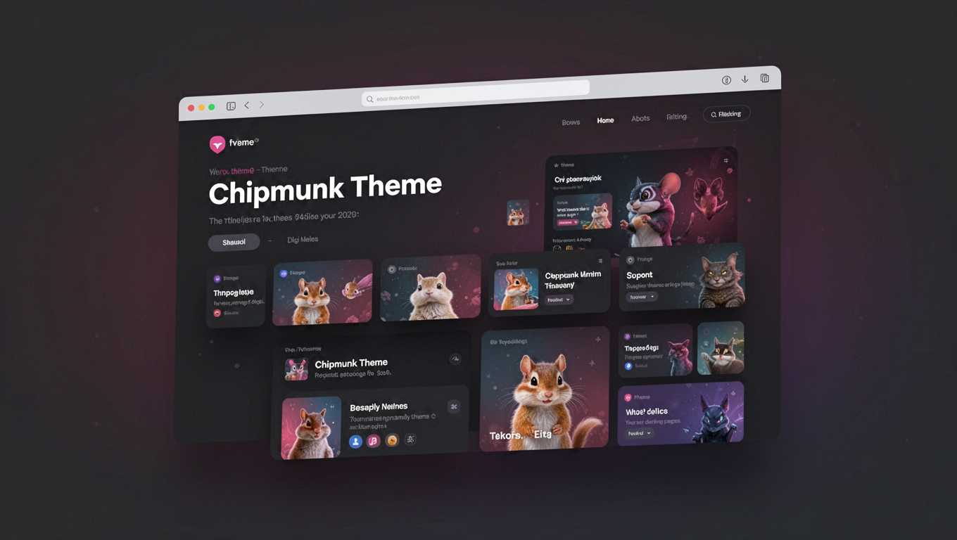 Preview of Chipmunk Theme