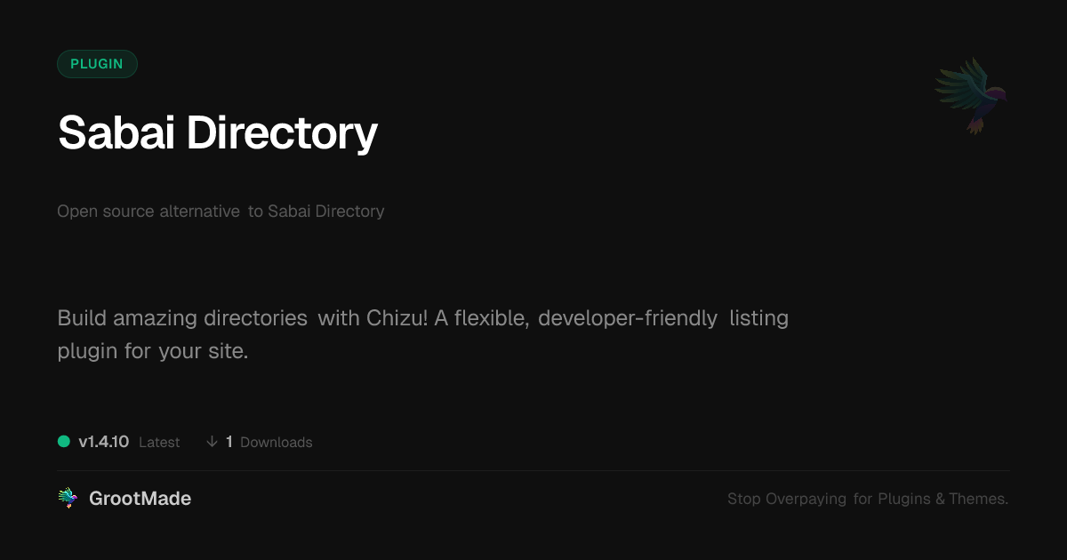 Preview of Sabai Directory