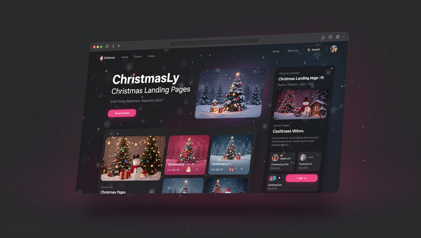 Preview of ChristmasLy - Christmas Landing Pages