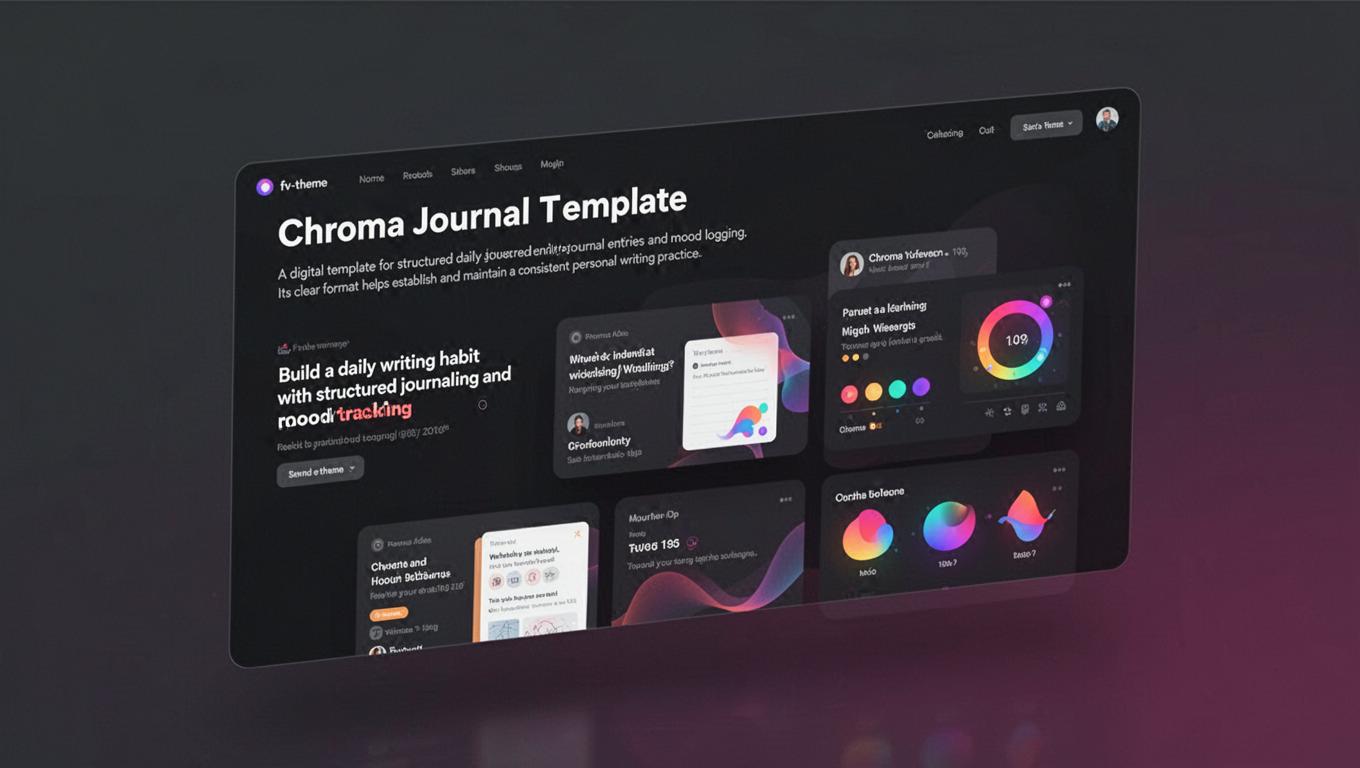 Preview of Chroma Journal Template