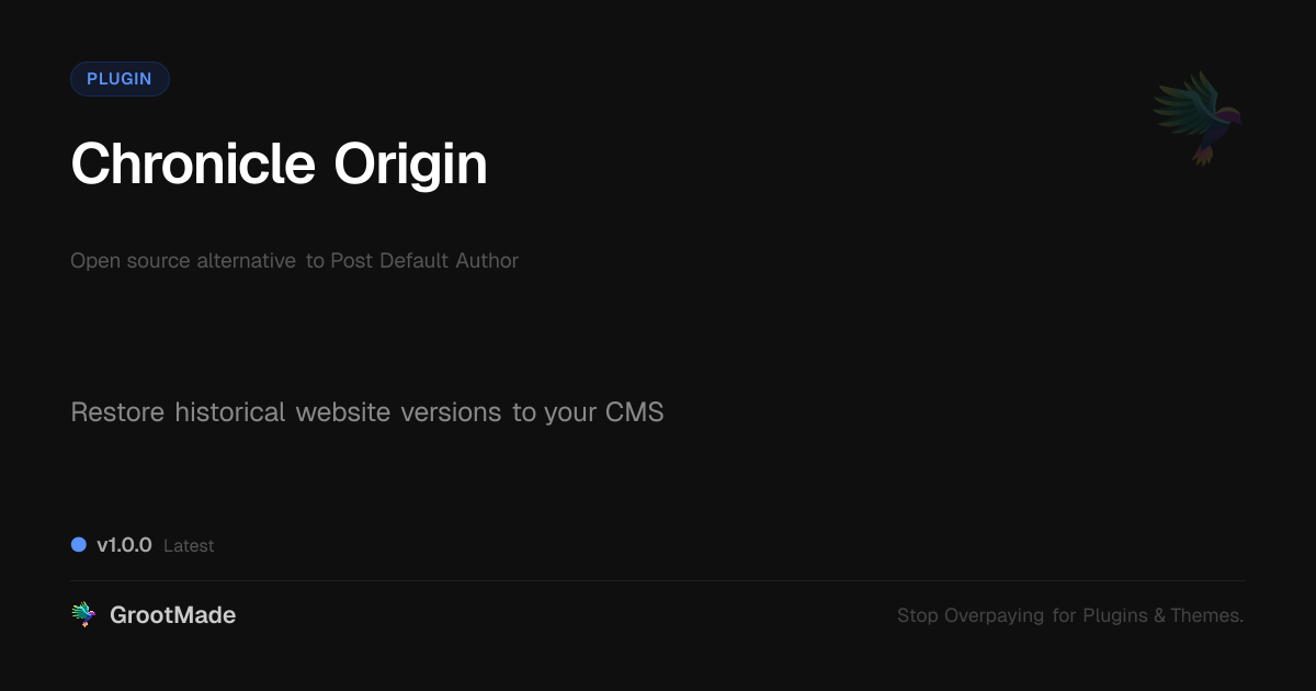 Preview of Chronicle Origin