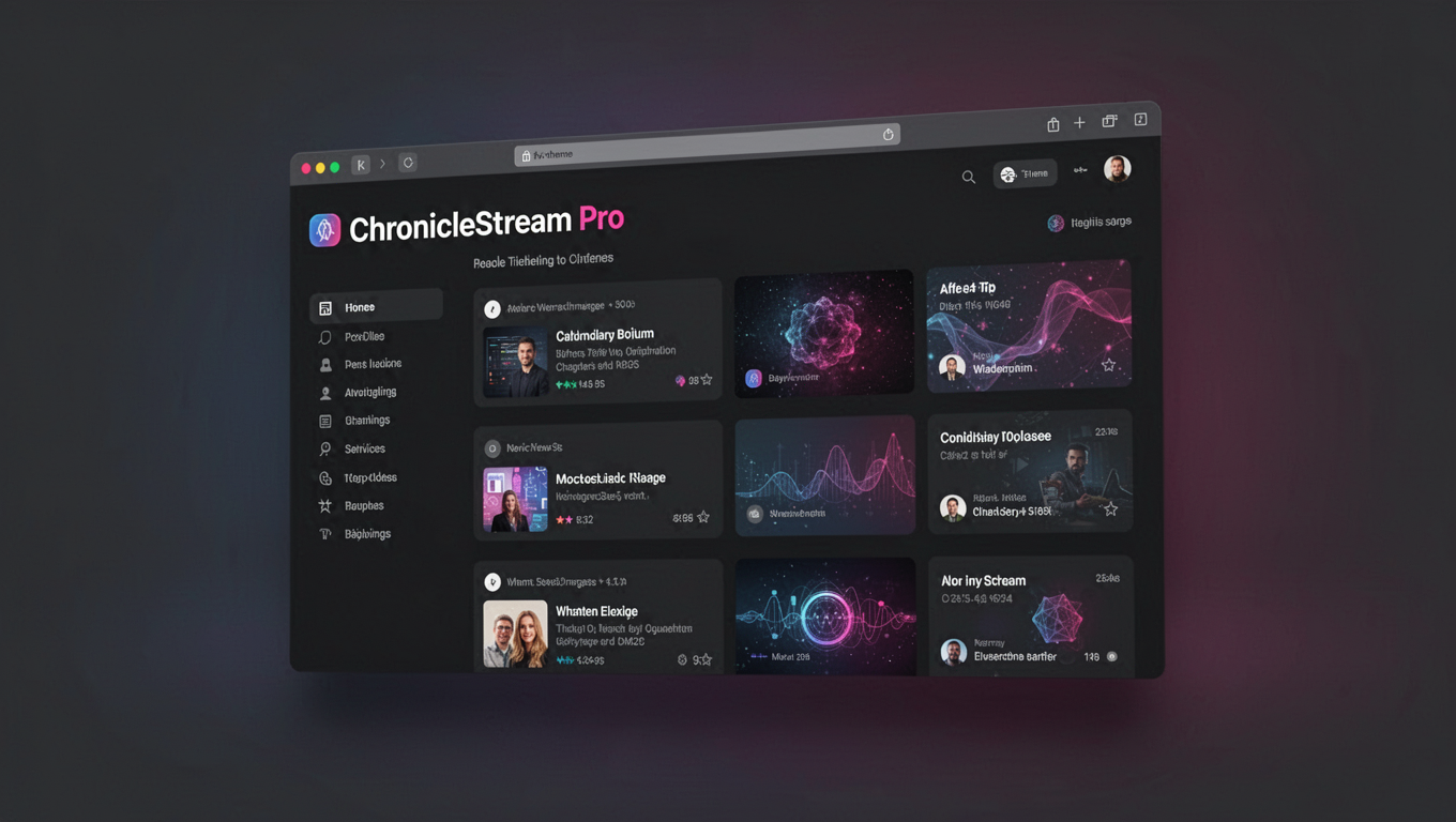 Preview of ChronicleStream Pro