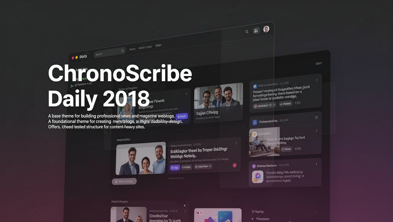 Preview of ChronoScribe Daily 2018