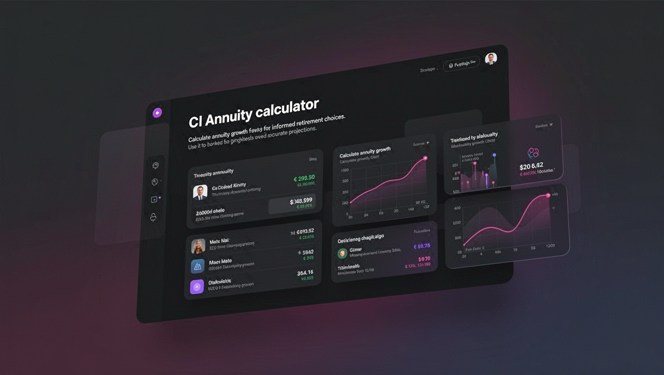 Preview of CI Annuity calculator