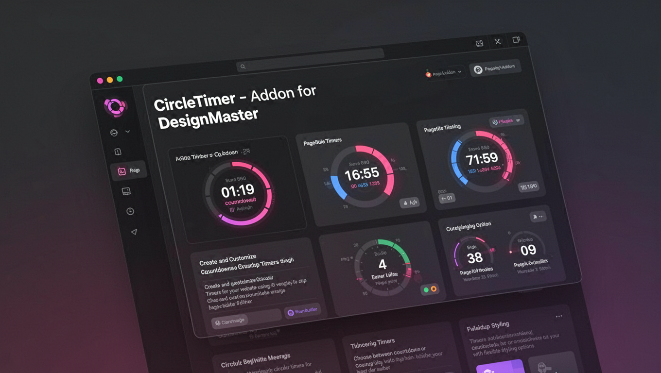 Preview of CircleTimer - Addon for DesignMaster