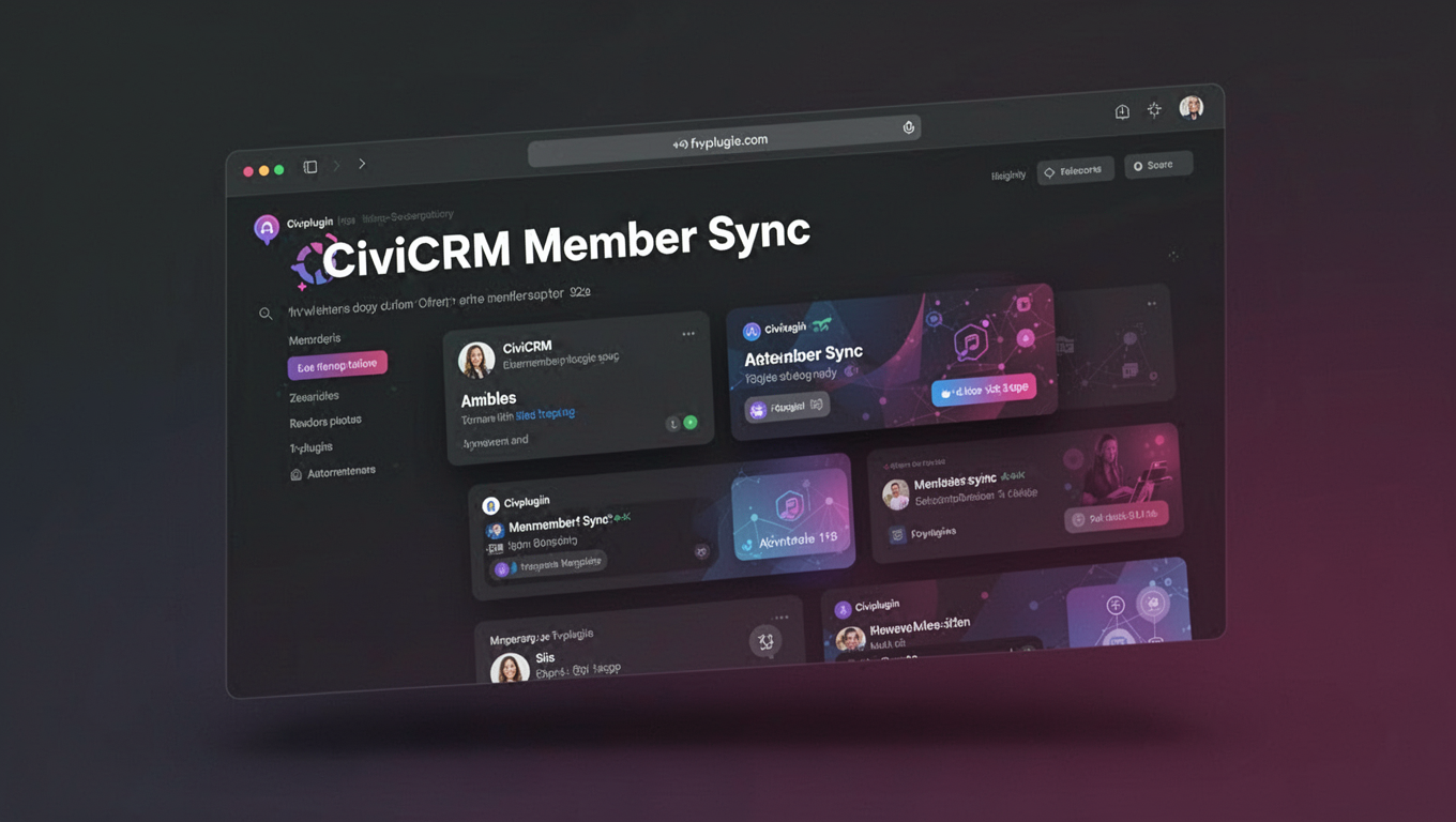 Preview of CiviCRM Member Sync