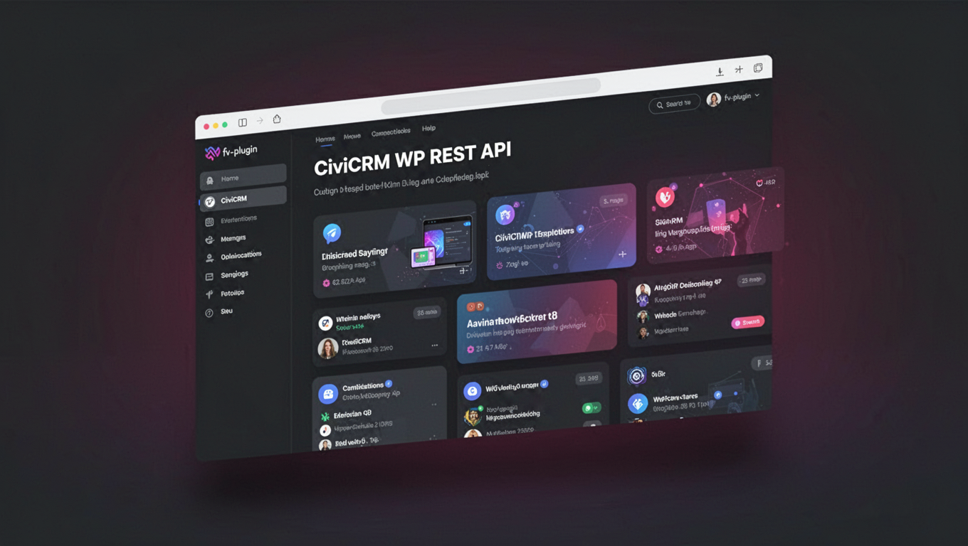 Preview of CiviCRM WP REST API