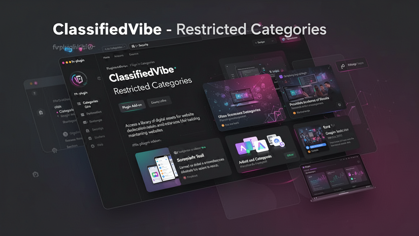 Preview of ClassifiedVibe - Restricted Categories