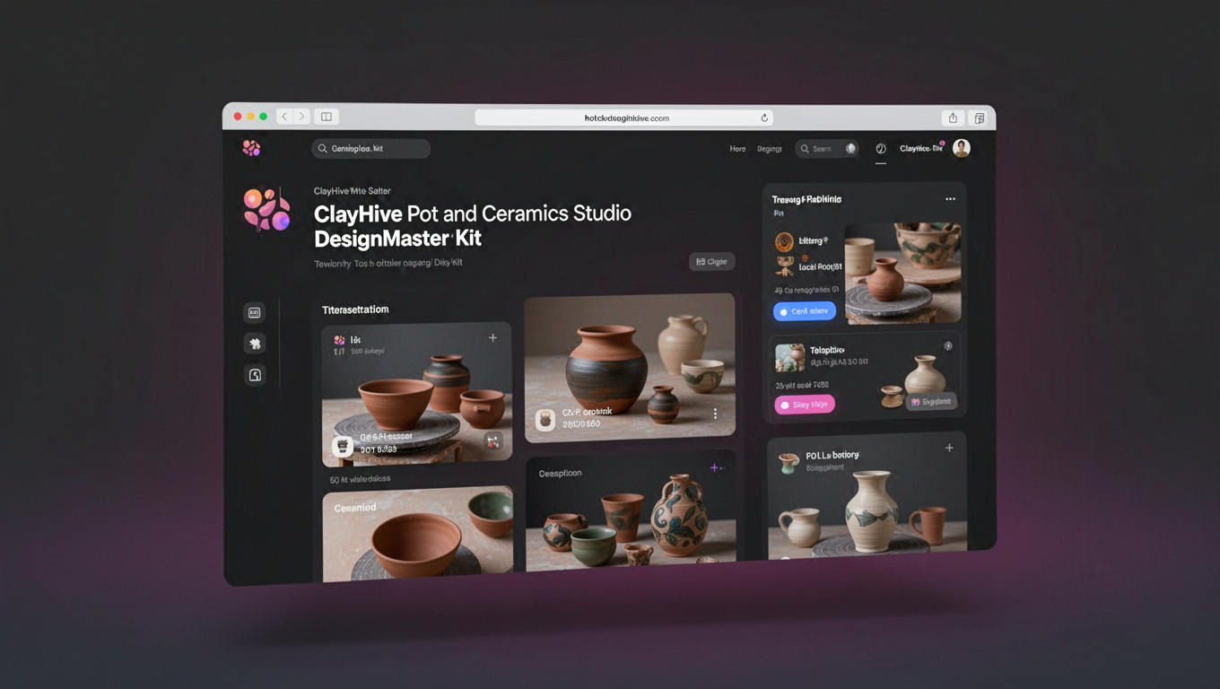 Preview of ClayHive Pottery and Ceramics Studio DesignMaster Kit