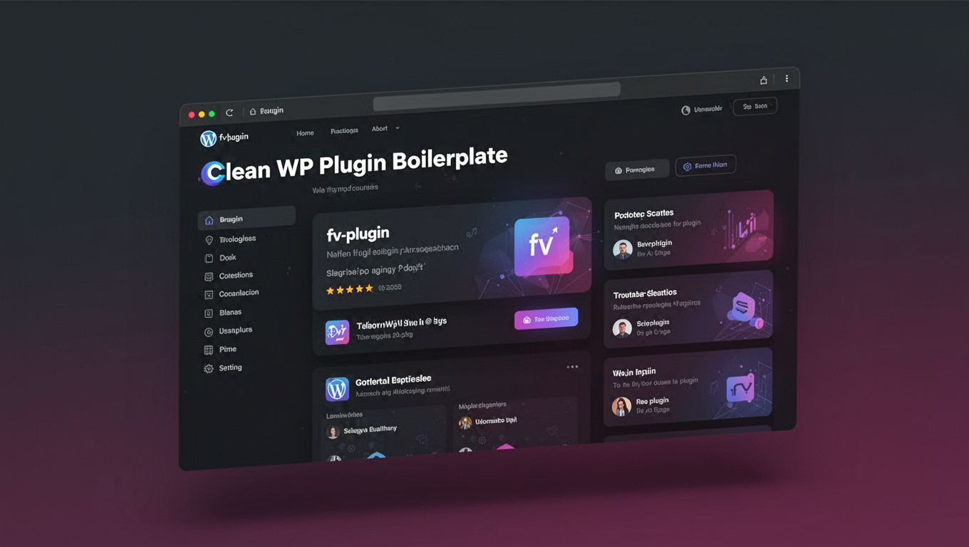 Preview of Clean Wp Plugin Boilerplate