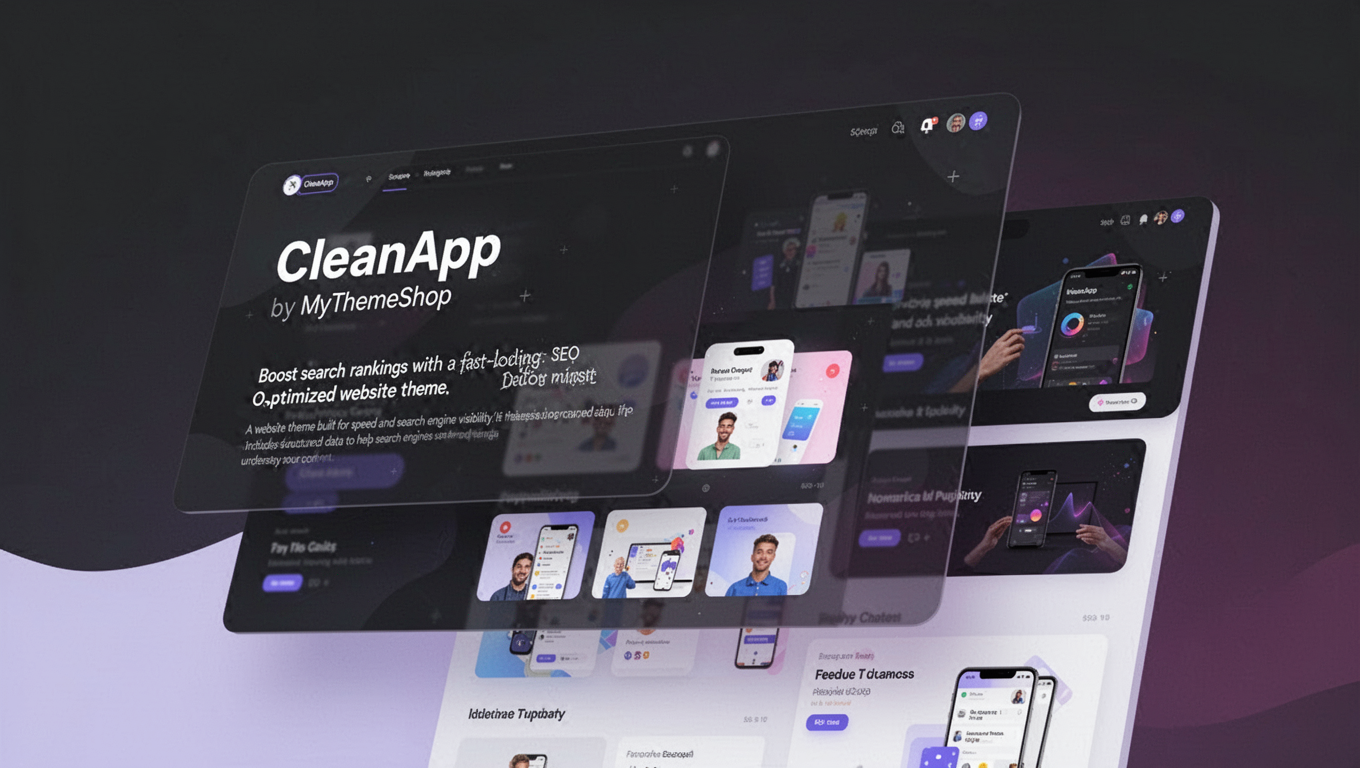 Preview of CleanApp by MyThemeShop