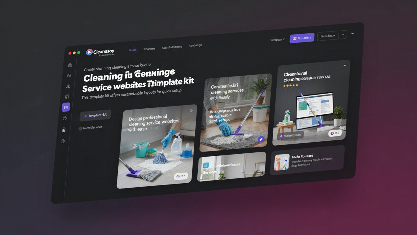 Preview of Cleanasoy - Cleaning Services Elementor Template kit