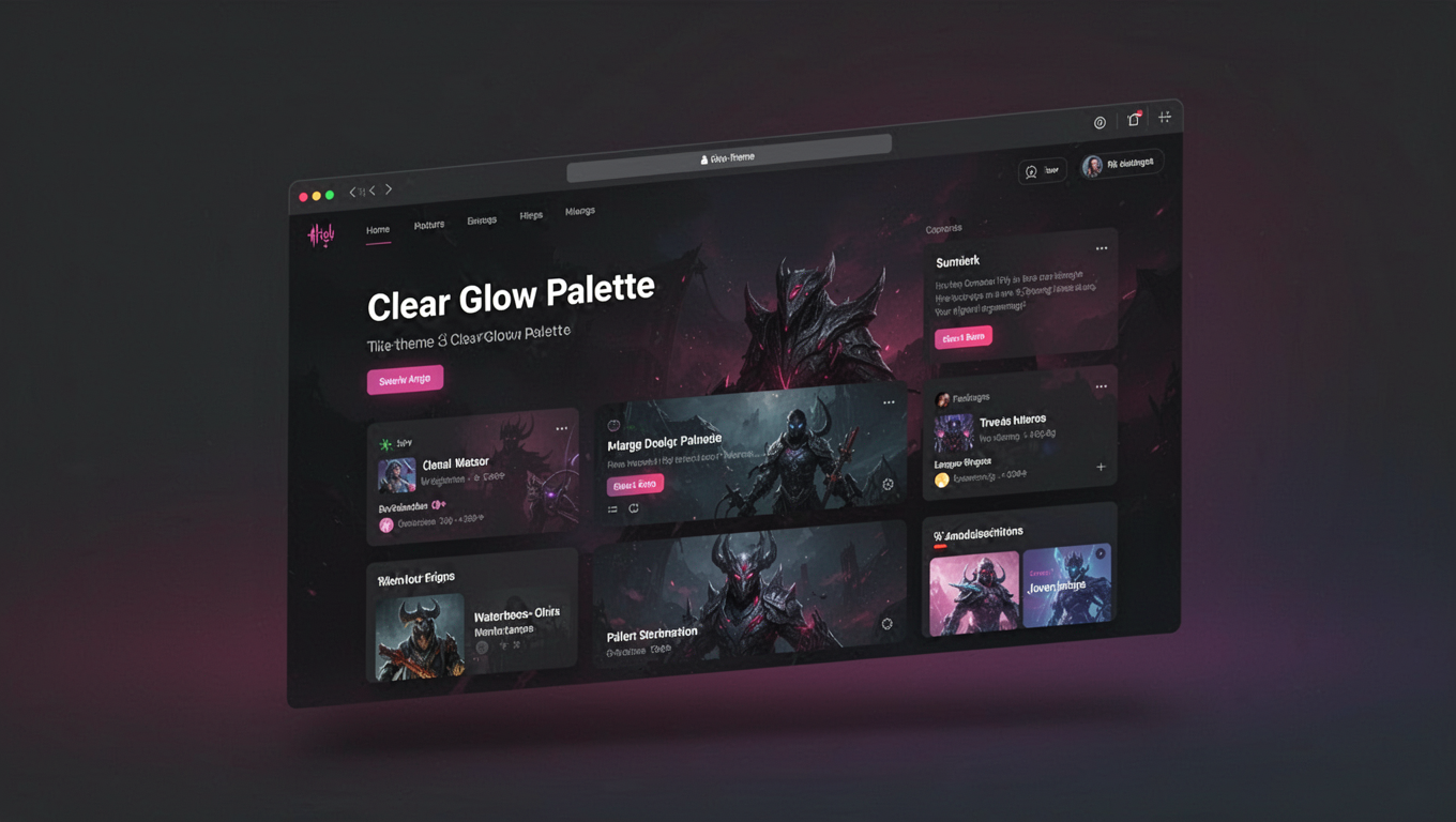 Preview of Clear Glow Palette