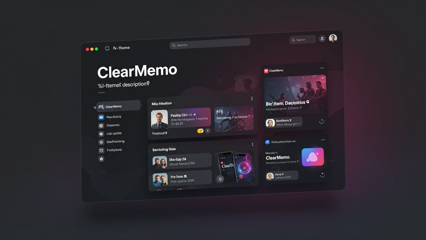 Preview of ClearMemo