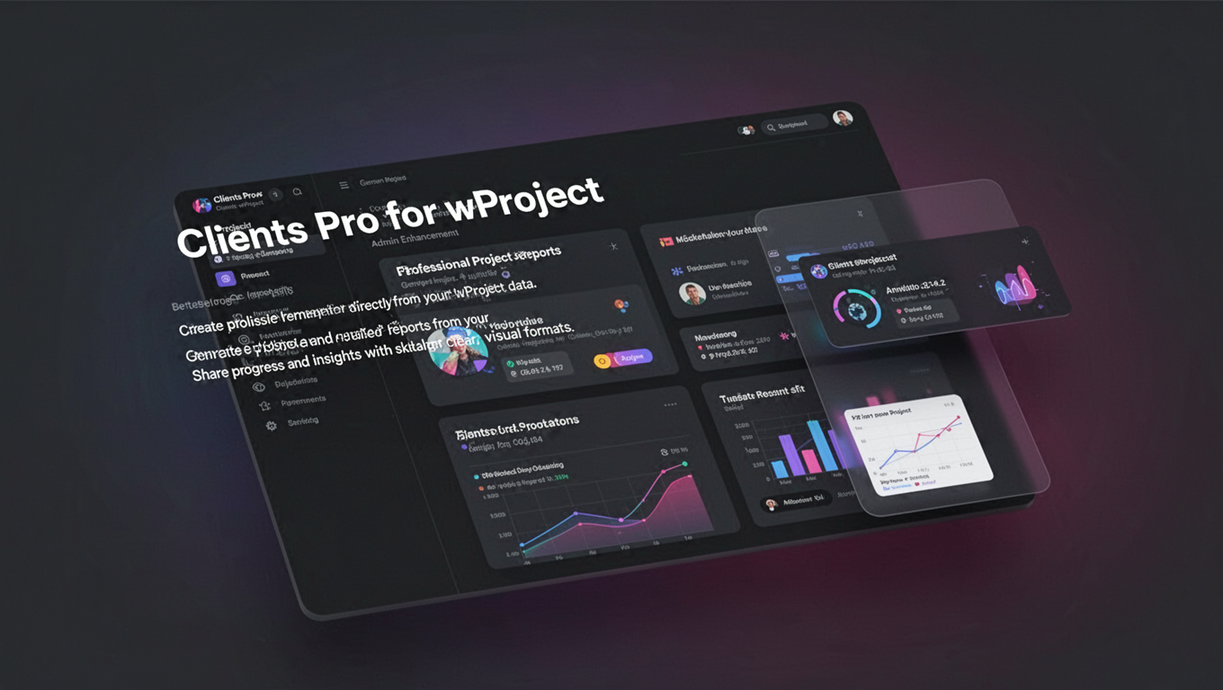 Preview of Clients Pro for wProject