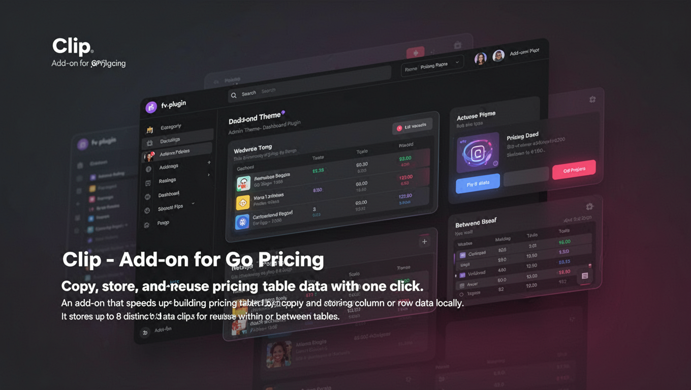 Preview of Clip - Add-on for Go Pricing