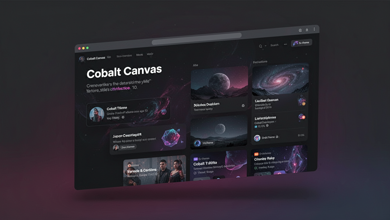 Preview of Cobalt Canvas