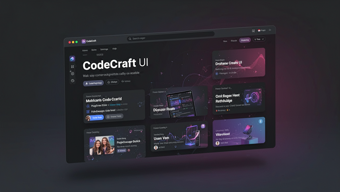 Preview of CodeCraft UI