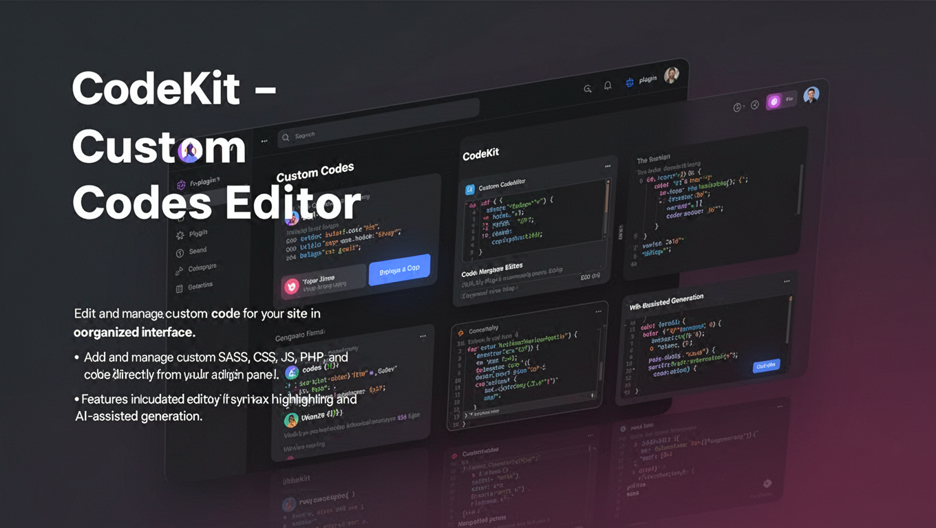 Preview of CodeKit - Custom Codes Editor