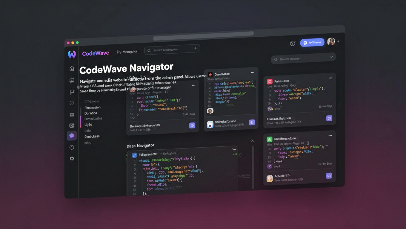 Preview of CodeWave Navigator