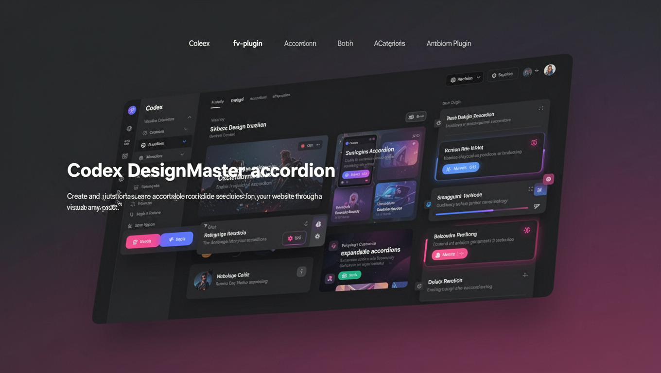 Preview of Codex DesignMaster accordion