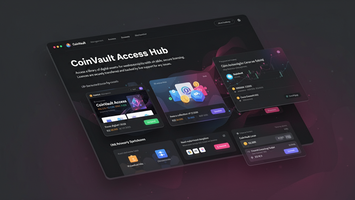 Preview of CoinVault Access Hub