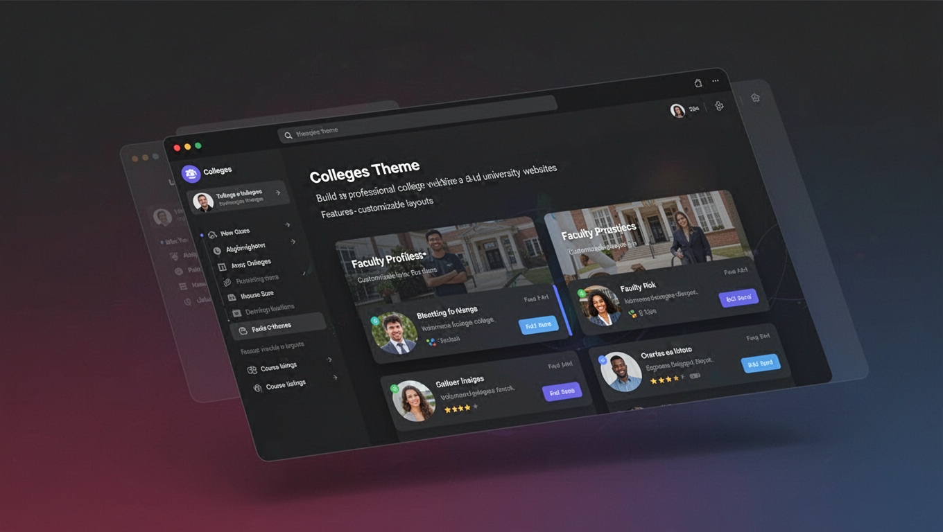 Preview of Colleges Theme