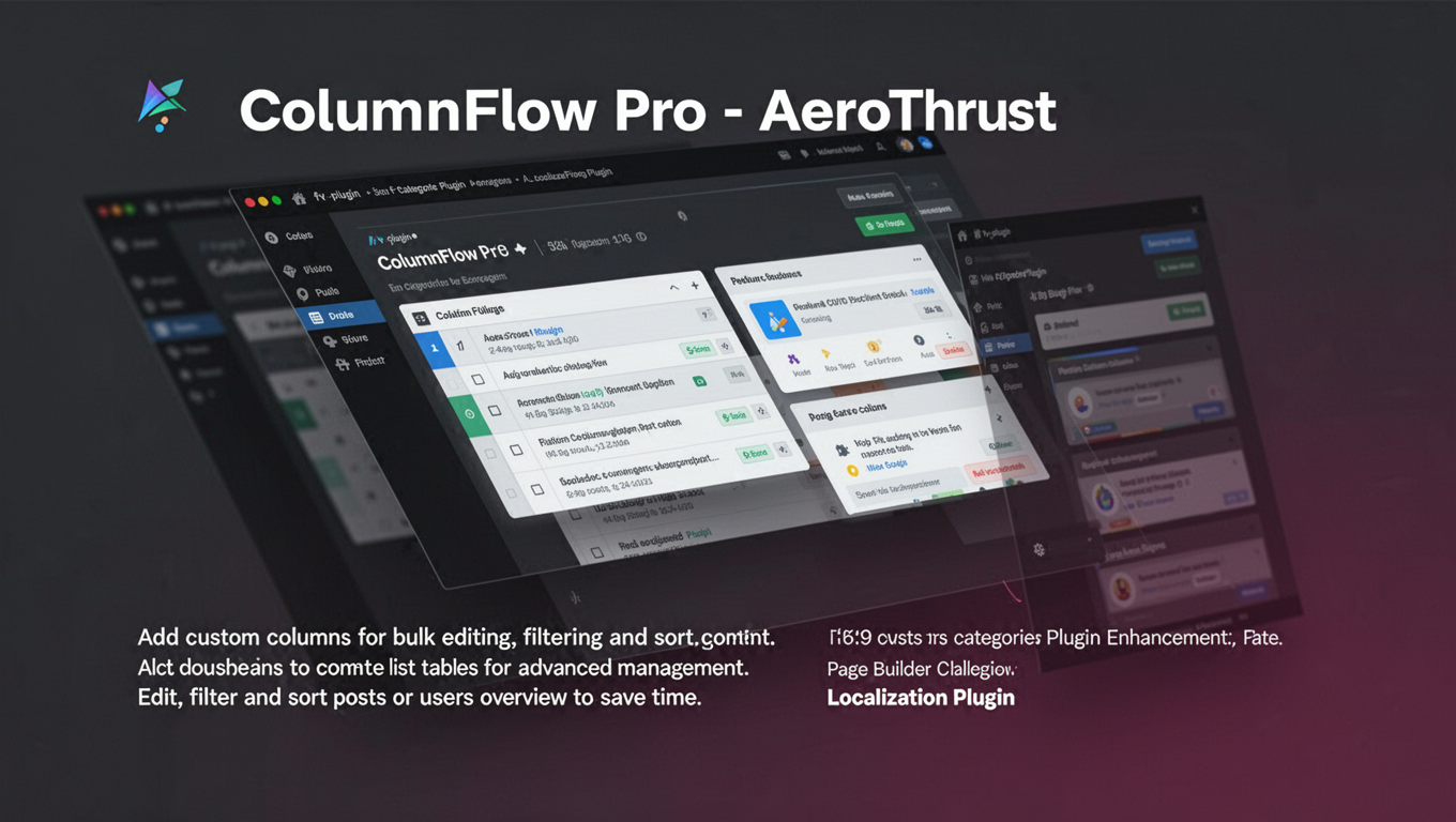 Preview of ColumnFlow Pro - AeroThrust