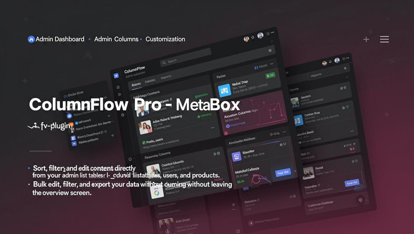 Preview of ColumnFlow Pro - Meta Box