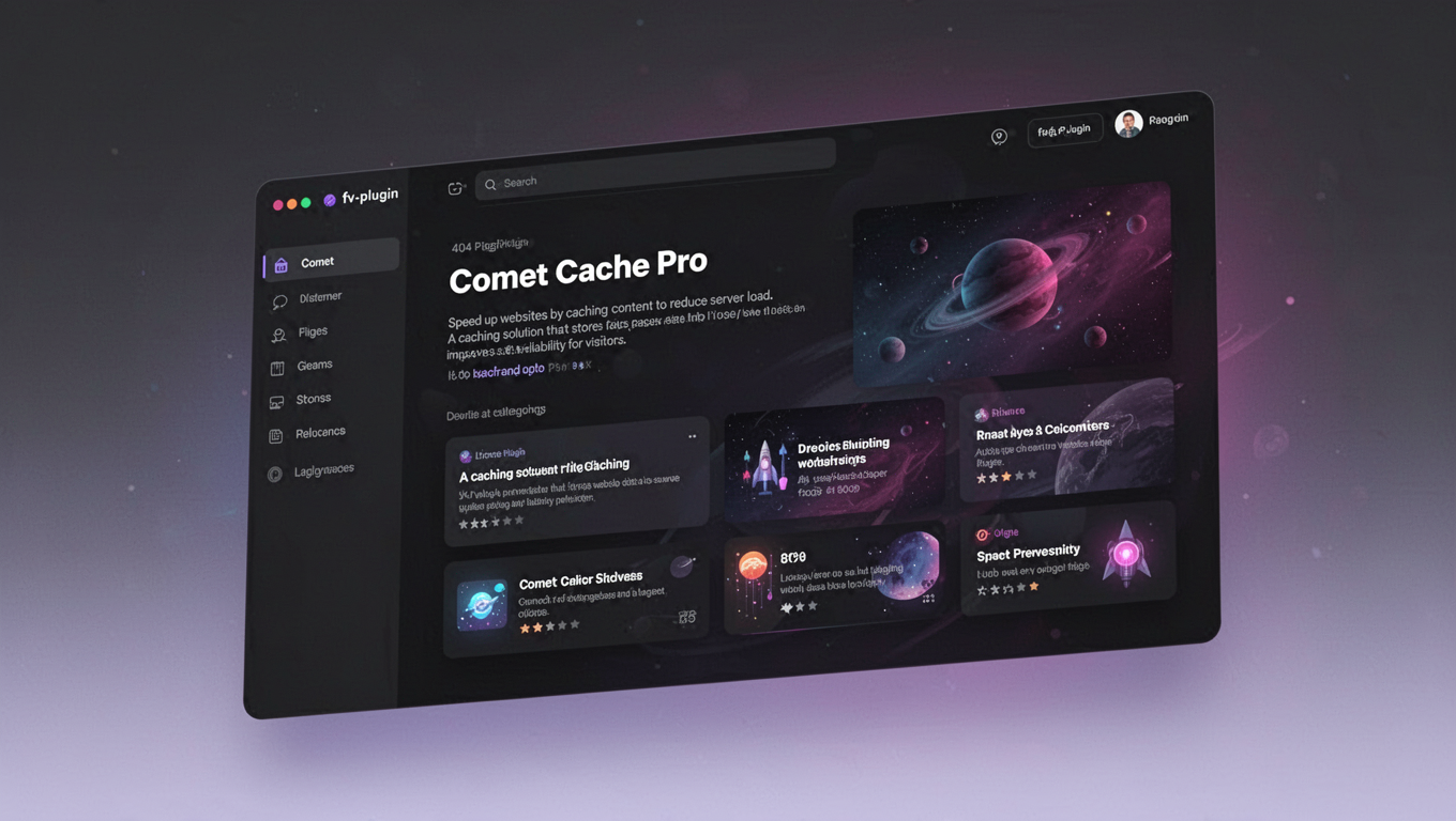 Preview of Comet Cache Pro