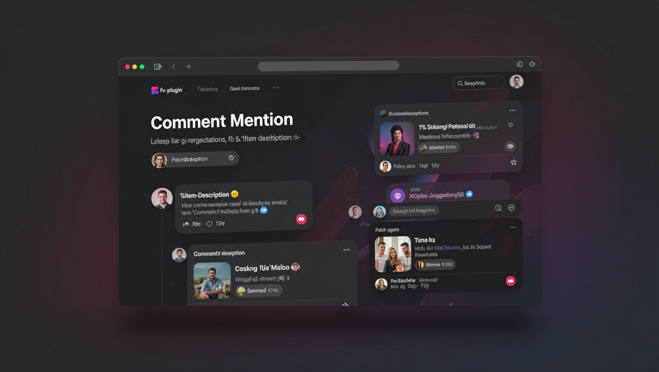 Preview of Comment Mention